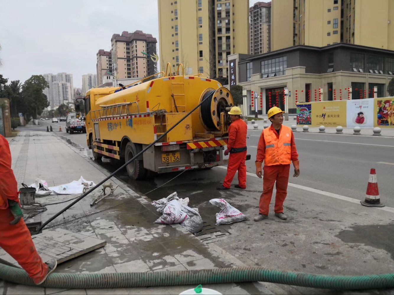 孝南排污管道清淤-管道清洗